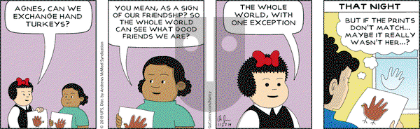 Nancy on Wednesday November 27, 2019 Comic Strip