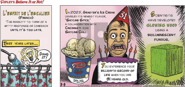 Ripley's Believe It or Not on Sunday March 9, 2025 Comic Strip