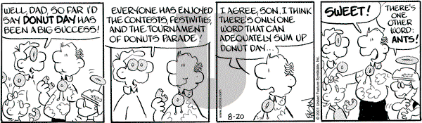 Drabble on Monday August 20, 2001 Comic Strip