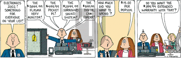 Cathy Classics on Friday December 13, 2002 Comic Strip