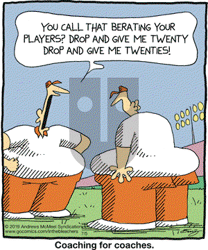In the Bleachers on Friday July 5, 2019 Comic Strip