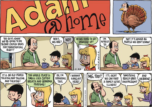 Adam@Home on Sunday November 22, 2015 Comic Strip