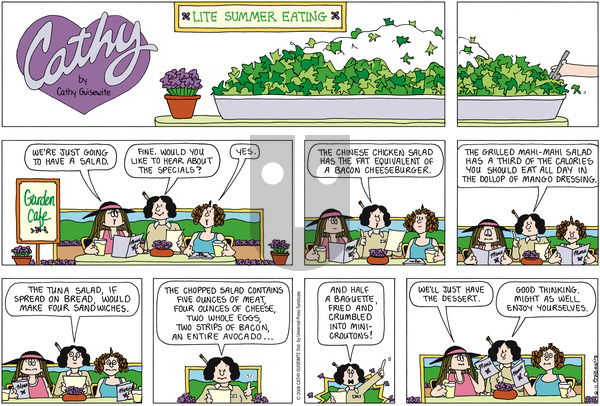 Cathy Classics on Sunday June 11, 2006 Comic Strip