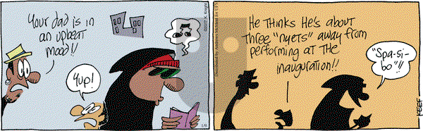 The Knight Life on Monday January 9, 2017 Comic Strip