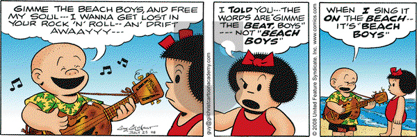 Nancy on Wednesday July 23, 2008 Comic Strip