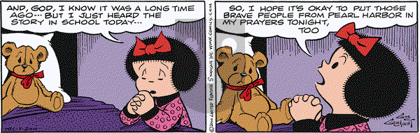 Nancy on Tuesday December 7, 2010 Comic Strip