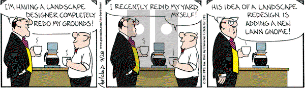 The Born Loser on Wednesday September 28, 2011 Comic Strip