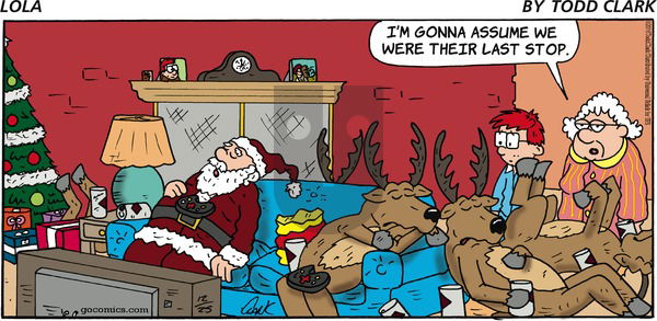 Lola on Sunday December 25, 2016 Comic Strip