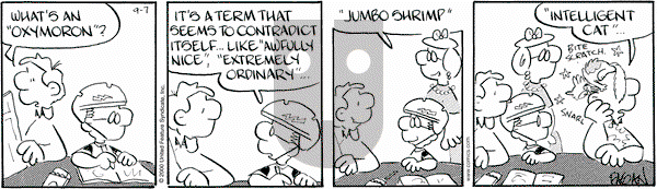Drabble on Thursday September 7, 2000 Comic Strip