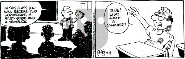Luann on Wednesday September 4, 1991 Comic Strip