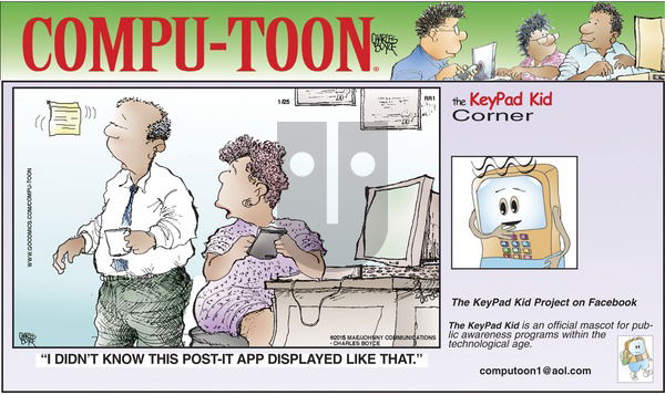 Compu-toon on Sunday January 25, 2015 Comic Strip