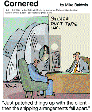 Cornered on Tuesday February 6, 2018 Comic Strip