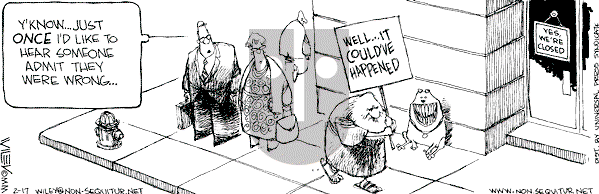 Non Sequitur on Thursday February 17, 2000 Comic Strip
