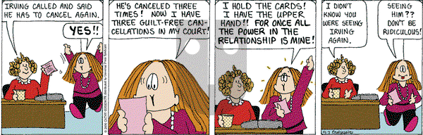 Cathy Classics on Friday April 7, 2000 Comic Strip