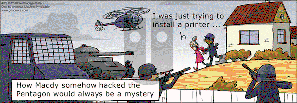 WuMo on Monday April 23, 2018 Comic Strip