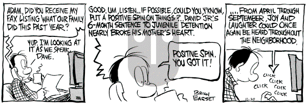 Adam@Home on Wednesday November 20, 1996 Comic Strip