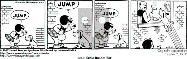 Nancy Classics on Monday October 2, 2017 Comic Strip