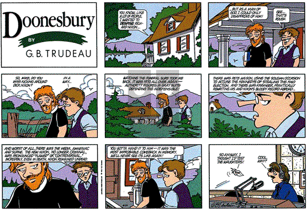 Doonesbury on Sunday June 12, 1994 Comic Strip