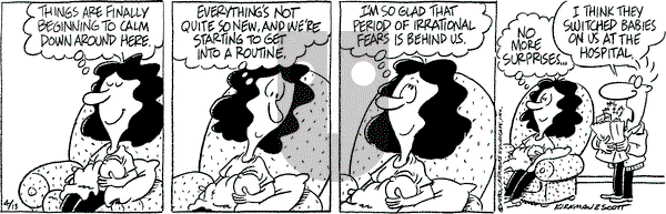 Baby Blues on Friday April 13, 1990 Comic Strip