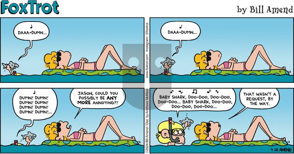 FoxTrot - Sunday July 28, 2024 Comic Strip