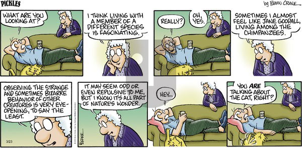 Pickles on Sunday March 23, 2025 Comic Strip