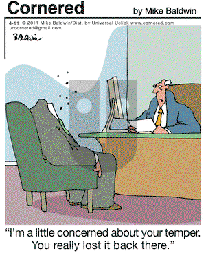 Cornered on Monday April 11, 2011 Comic Strip