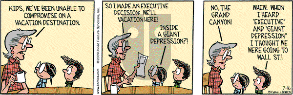 Grand Avenue on Thursday July 16, 2009 Comic Strip