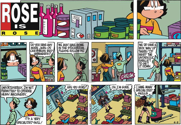 Rose is Rose on Sunday April 3, 2016 Comic Strip