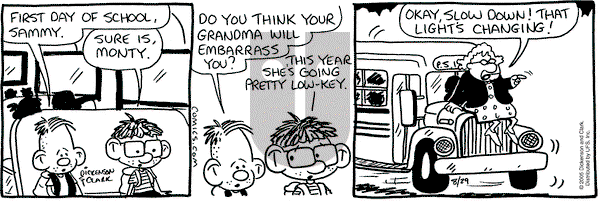 Lola on Monday August 29, 2005 Comic Strip