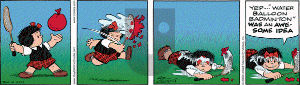 Nancy on Friday July 10, 2009 Comic Strip