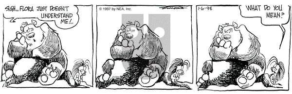 The Grizzwells - Tuesday January 6, 1998 Comic Strip