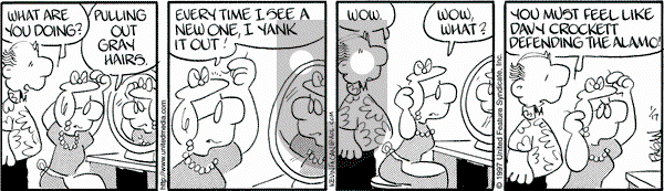 Drabble on Friday January 17, 1997 Comic Strip