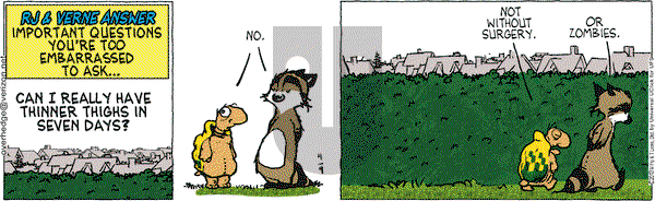 Over the Hedge on Tuesday April 9, 2013 Comic Strip