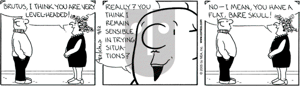 The Born Loser on Monday September 12, 2005 Comic Strip