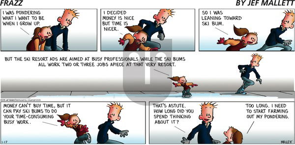 Frazz on Sunday January 17, 2016 Comic Strip
