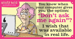 Aunty Acid on Saturday November 26, 2016 Comic Strip