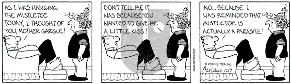 The Born Loser on Saturday December 7, 2002 Comic Strip