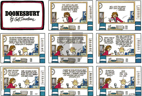 Doonesbury on Sunday May 24, 1981 Comic Strip