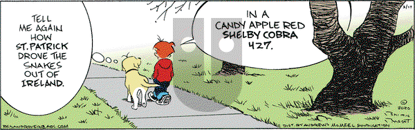 Red and Rover on Tuesday March 17, 2020 Comic Strip