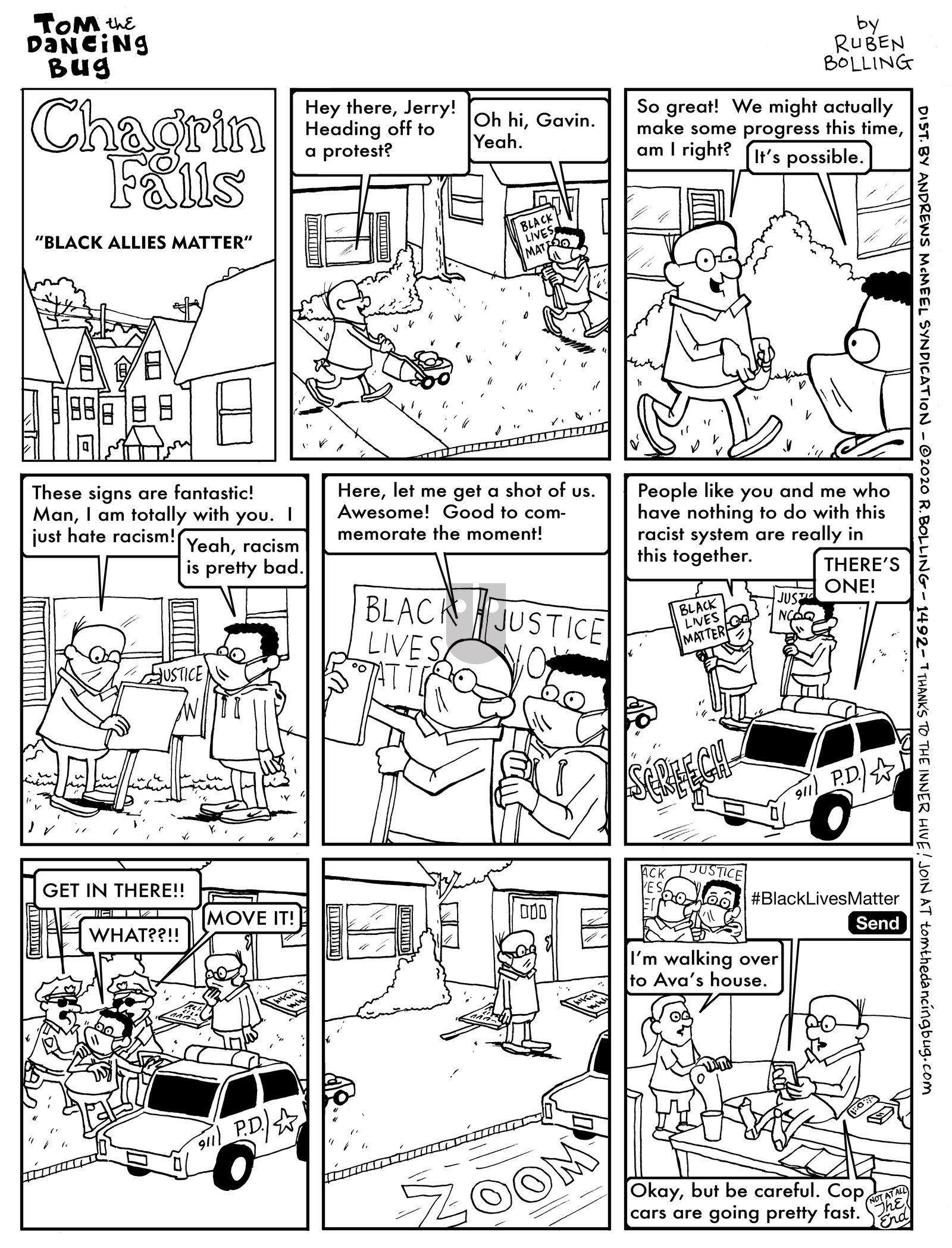 Tom the Dancing Bug - Monday June 15, 2020 Comic Strip