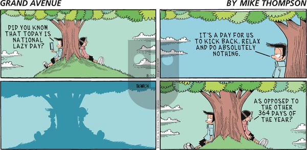 Grand Avenue on Sunday August 10, 2025 Comic Strip