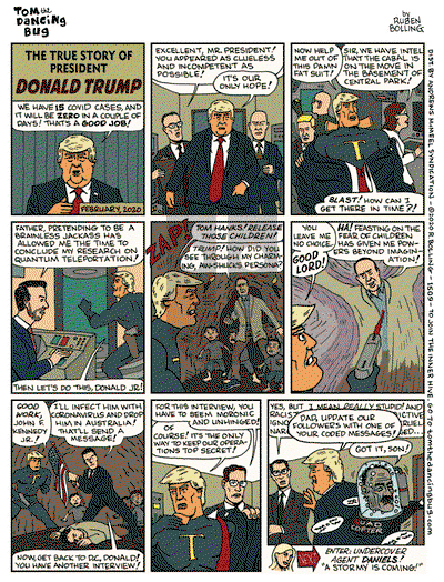 Tom the Dancing Bug on Monday October 19, 2020 Comic Strip
