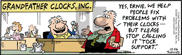 Frank and Ernest - Saturday December 26, 2009 Comic Strip