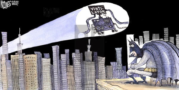 Matt Davies on Sunday March 29, 2020 Comic Strip