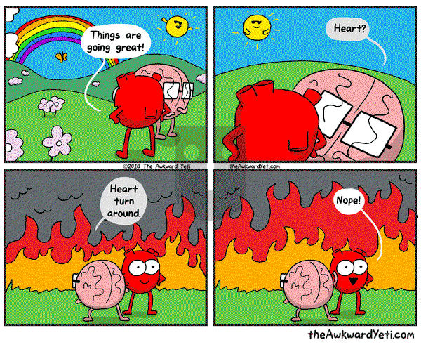 The Awkward Yeti on Wednesday August 1, 2018 Comic Strip