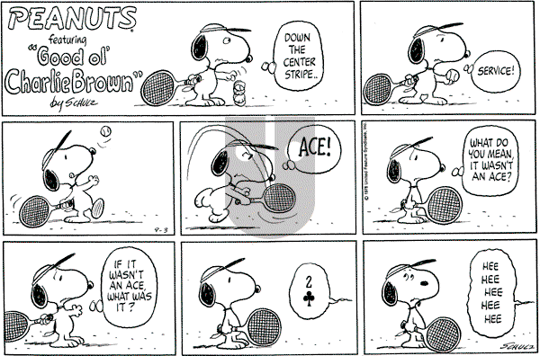 Peanuts - Sunday September 3, 1978 Comic Strip