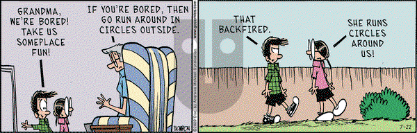 Grand Avenue on Wednesday July 22, 2020 Comic Strip
