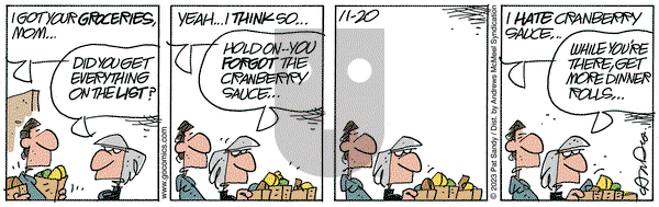 Next Door Neighbors - Monday November 20, 2023 Comic Strip