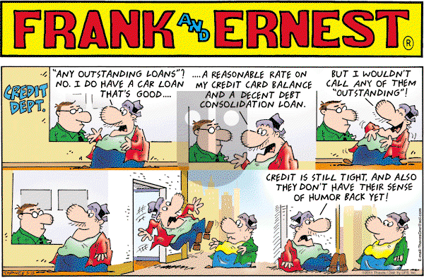 Frank and Ernest on Sunday May 15, 2011 Comic Strip