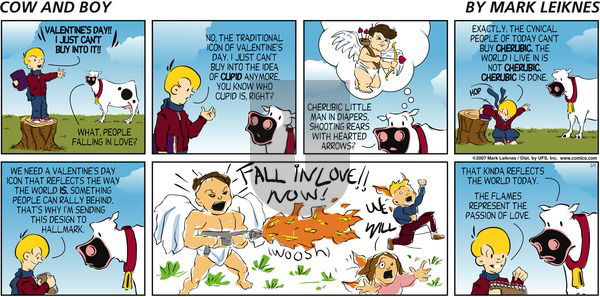 Cow and Boy Classics on Sunday February 11, 2007 Comic Strip